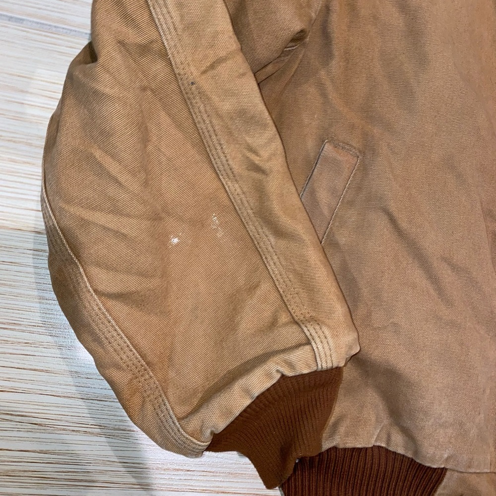 Vintage Carhart RED Quilt Lined Detroit Jacket - Picture 7 of 11